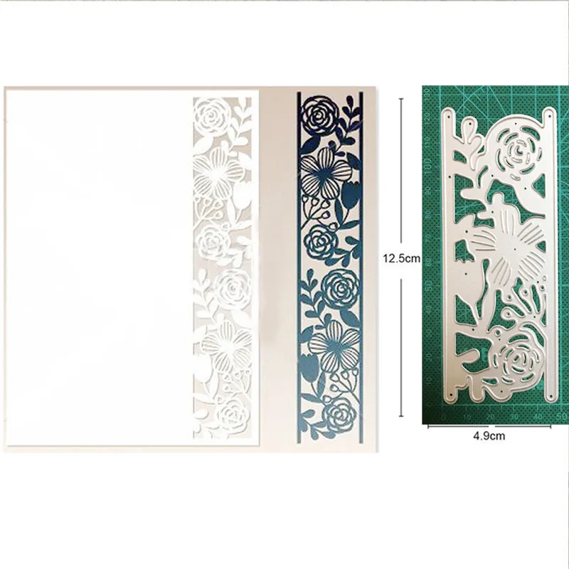 

Cutting dies Flower Edge Frame Metal Cutting Dies For DIY Scrapbooking dies Paper Craft knife mould blade punch stencils dies