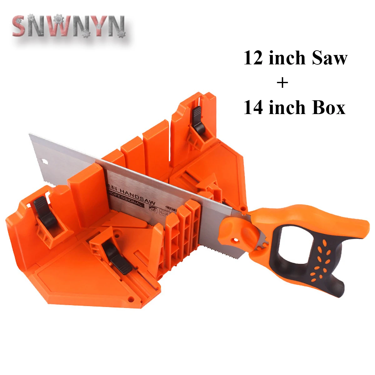 

14 inch Miter Saw Cabinets 12 inch Back Saw Multifunction Home DIY Woodworking Hand Tools Clamped Box
