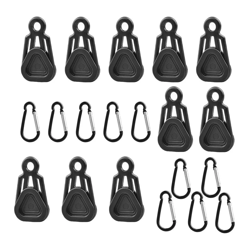 

10pcs Heavy Duty DIY Tarp Clamp Durable Premium Lock Grip Awning Clamp With Grommet Hooks Outdoor Camping Tent Clips Accessories