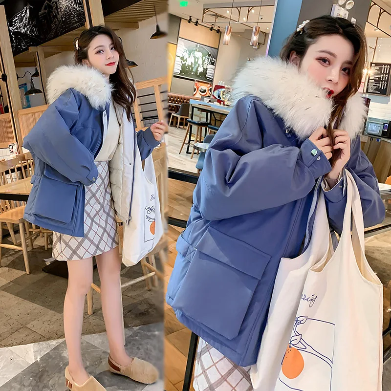 Горячая Распродажа женские зимние куртки и длинные пальто Толстая шерстяная