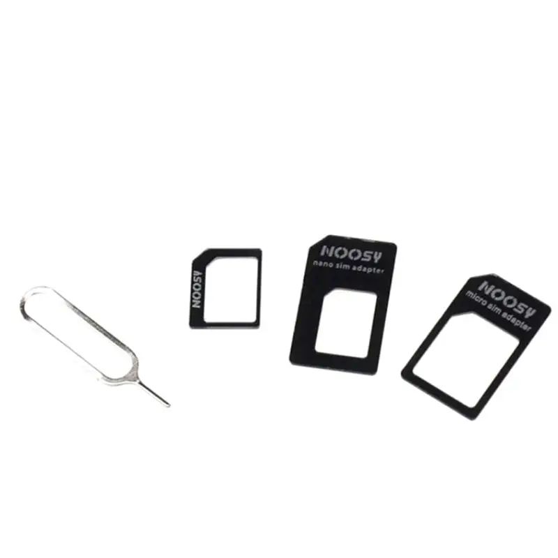 4 в 1 переходник Nano SIM карты Micro Стандартный адаптер для iPhone Samsung 4G LTE USB беспроводной