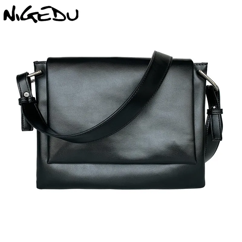 NIGEDU дизайнерские женские сумки через плечо женская сумка мессенджер большой
