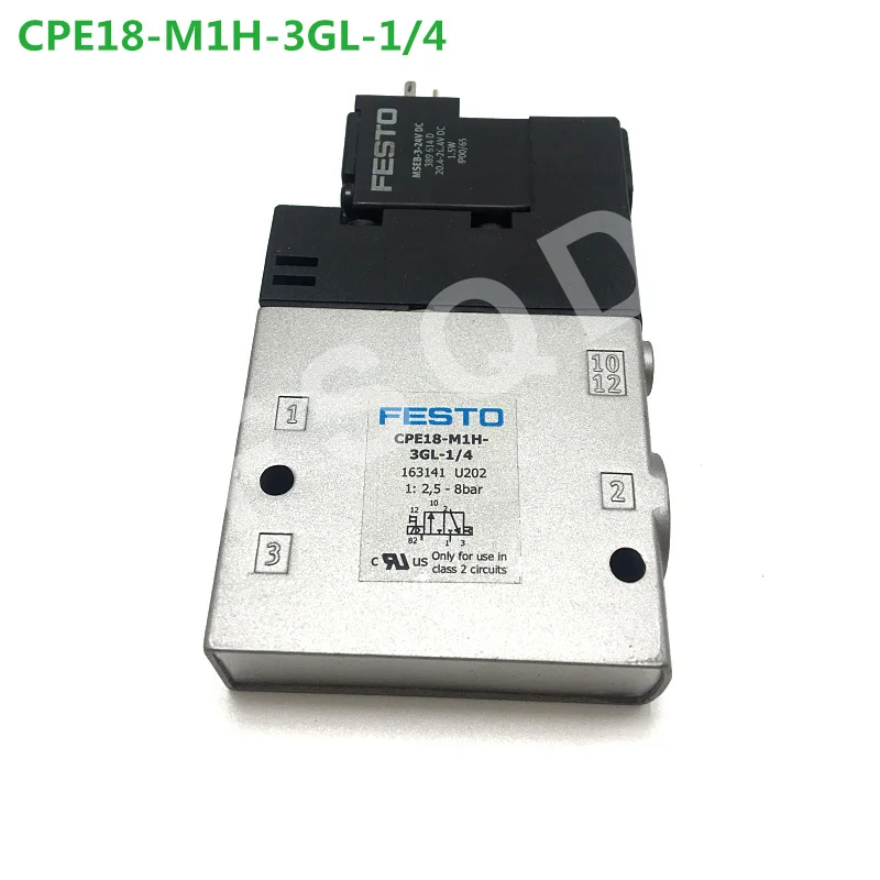 BMCH 2 3 1/8 CPE18 M1H 5/3G 1/4 24v 5L 3GL FSQD FESTO оригинальный электромагнитный клапан серии CPE| |