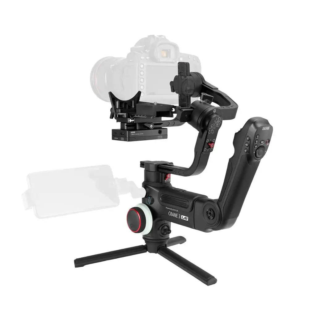 Zhiyun кран 3 лабораторный кран 2 Обновление версии 3-осевой карданный стабилизатор для DSLR камер, 1080 P Full HD Беспроводная передача изображения - Цвет: Standard