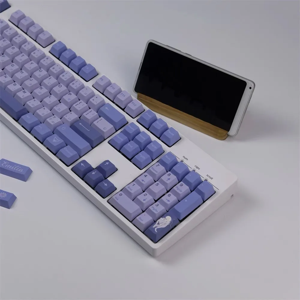 GMK Frost Witch Keycaps Cherry Profile PBT DYE-SUB 140 Keys Japanese Keycap For MX Switch Mechanical Gaming Keyboard enlarge