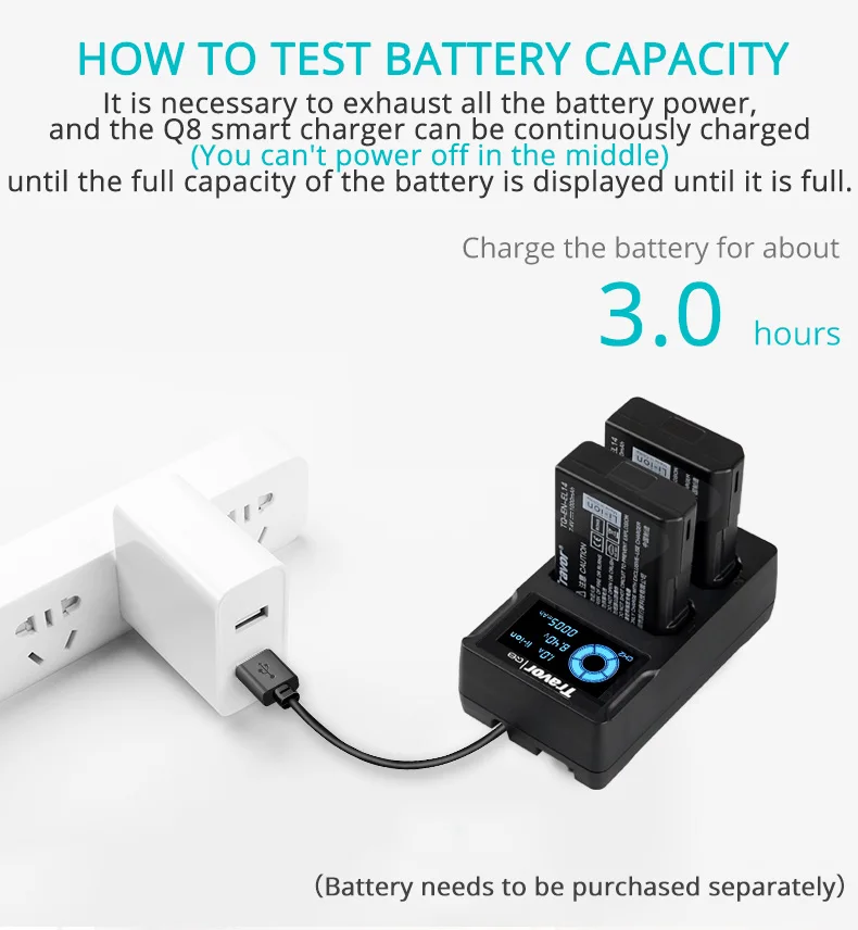 Зарядное устройство Travor lithium battrey Smart LP-E14 Двухканальное зарядное устройство для цифровой камеры светодиодный дисплей для Nikon D3100 D3200 D3300