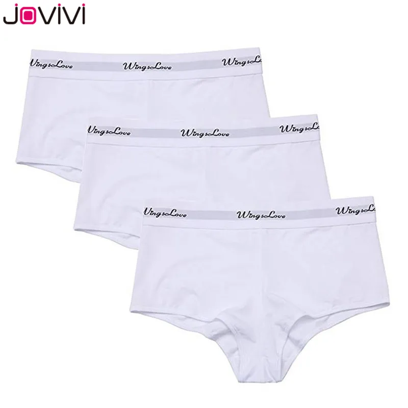 Jovivi 3 шт./упак. Wingslove бесшовные сексуальные дышащие защитные брюки чистого цвета женское нижнее белье боксеры женские трусики трусы S-L Размер