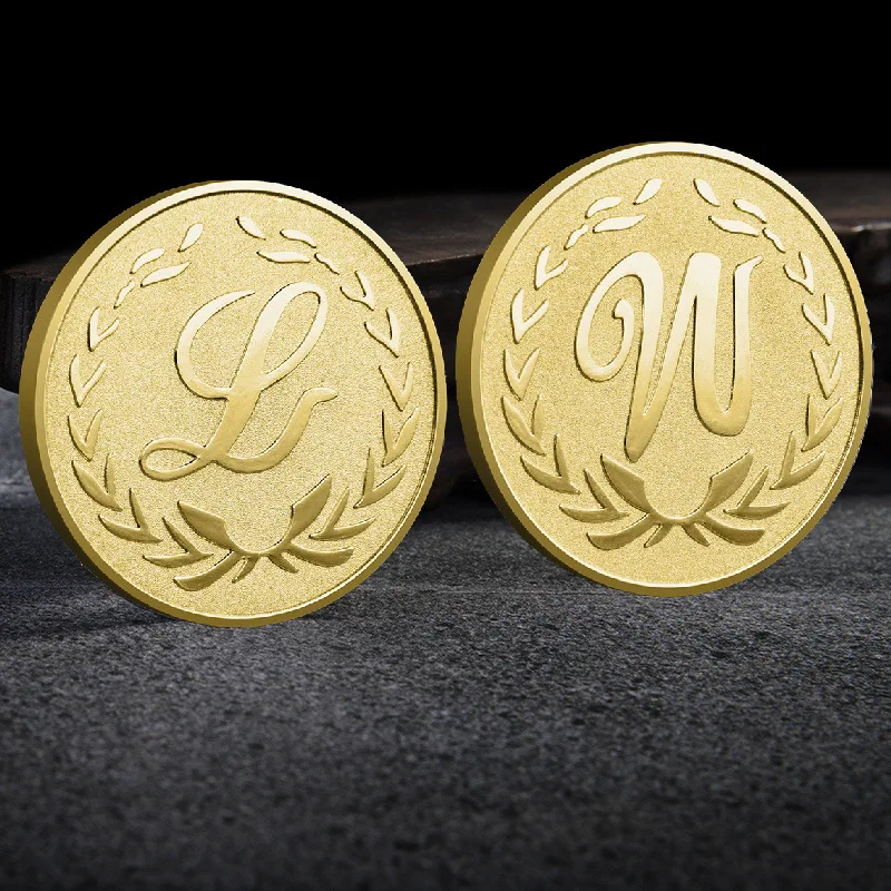 

Decision Coin Three-dimensional Relief Gold-plated Coins Silver Coins Commemorative Coin Counting Gold Wins Lucky Coin Crafts