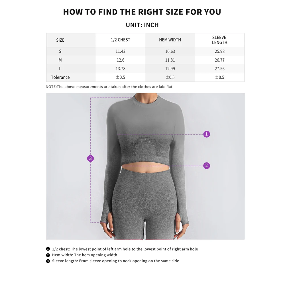 

Women Seamless Yoga Sport Suit Gymwear Running Workout Clothes Long Sleeve Gym Crop Top High Waist Leggings Fitness Sports Wear