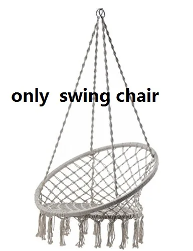chair Нордический вязаный круглый подвесной гамак ручной работы для дома, спальни, маленьких детей, подвесное кресло, детские качели, домашний декор - Цвет: chair
