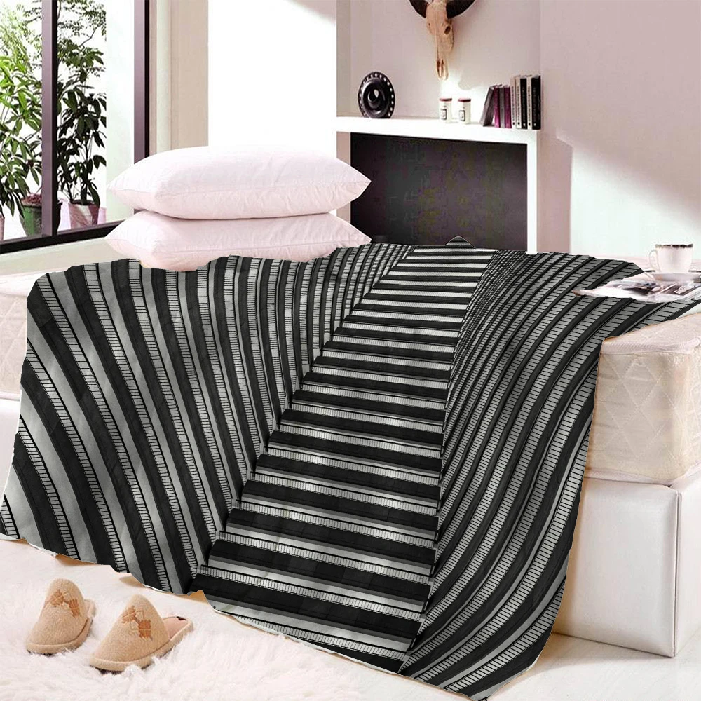 

Abstract Red And Black Fleece Blanket Bedspread Bed Plaid Sofa Bed Blanket Plaid Blankets Plaids And Covers