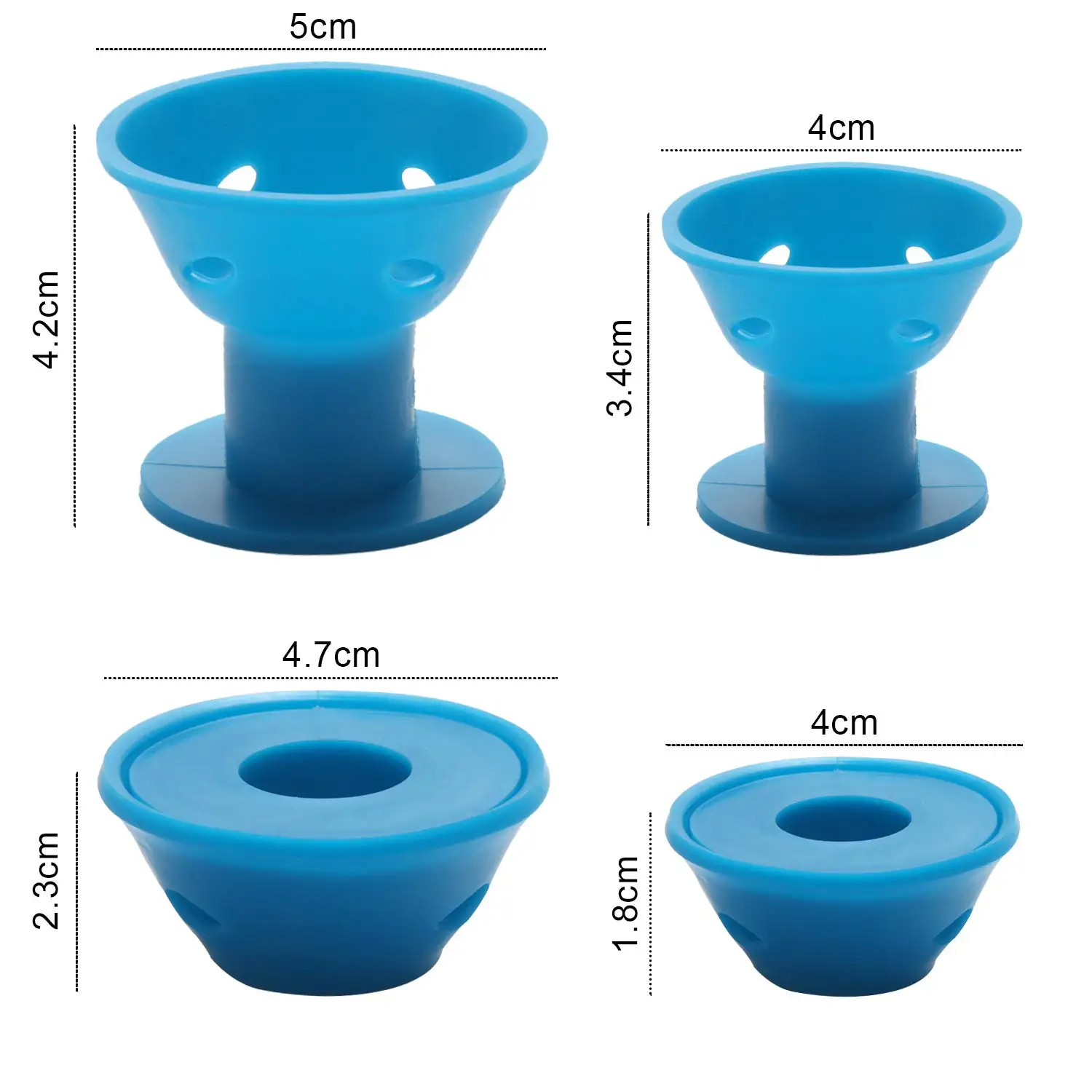 40 шт. силиконовые бигуди с сумкой и сеткой для волос | Красота здоровье