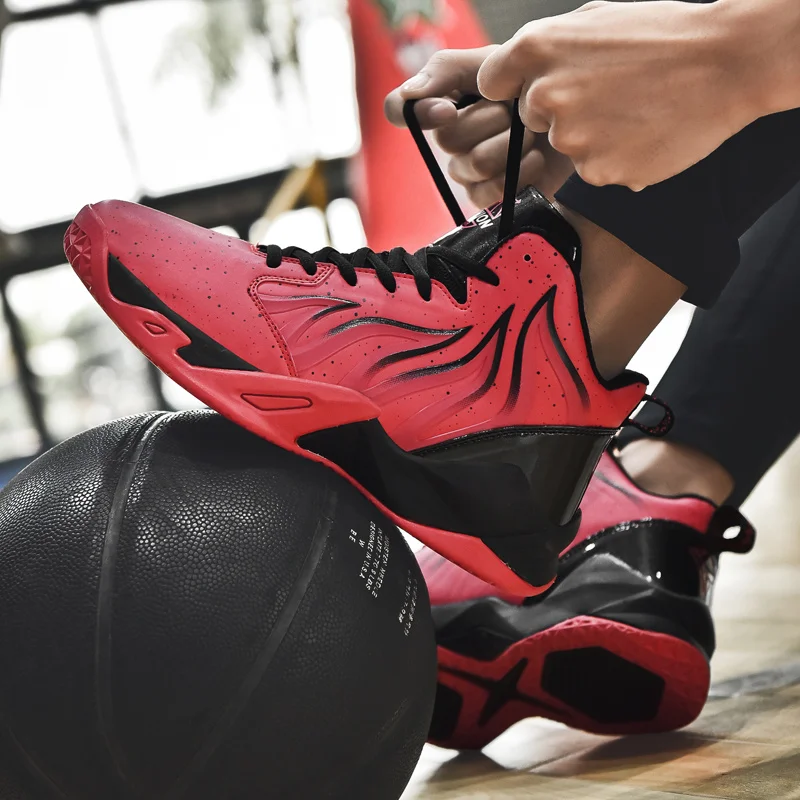 Баскетбольные кроссовки с высоким берцем дышащие легкие для мужчин и женщин |