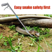 1 2m foldable snake tongs stick reptile catcher grabber folding wide jaw snakes pliers stainless steel pest control supplies