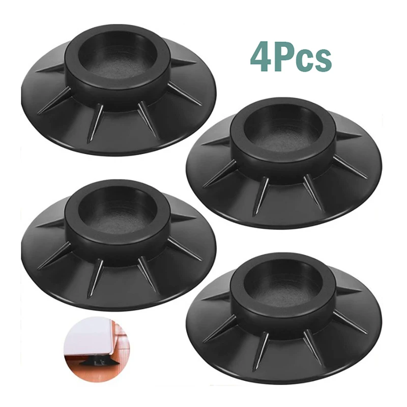 

4Pcs Anti Vibration Feet Pads Rubber Legs Slipstop Silent Skid Raiser Mat For Washing Machine Support Dampers Stand Non-Slip Pad