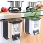 Кухонный складной мусорный контейнер, мусорный бак для спальни