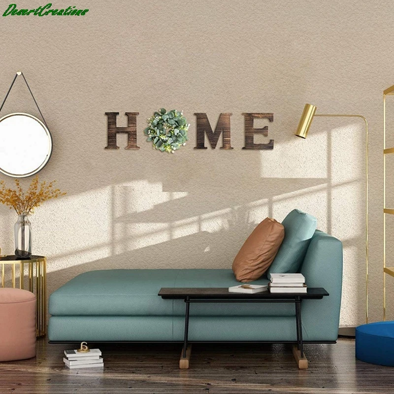 

Christmas Ornaments Wall Decoration Wall Hanging Home Sign Decorative Wooden Letter Sign With Green Wreath For Wall Home