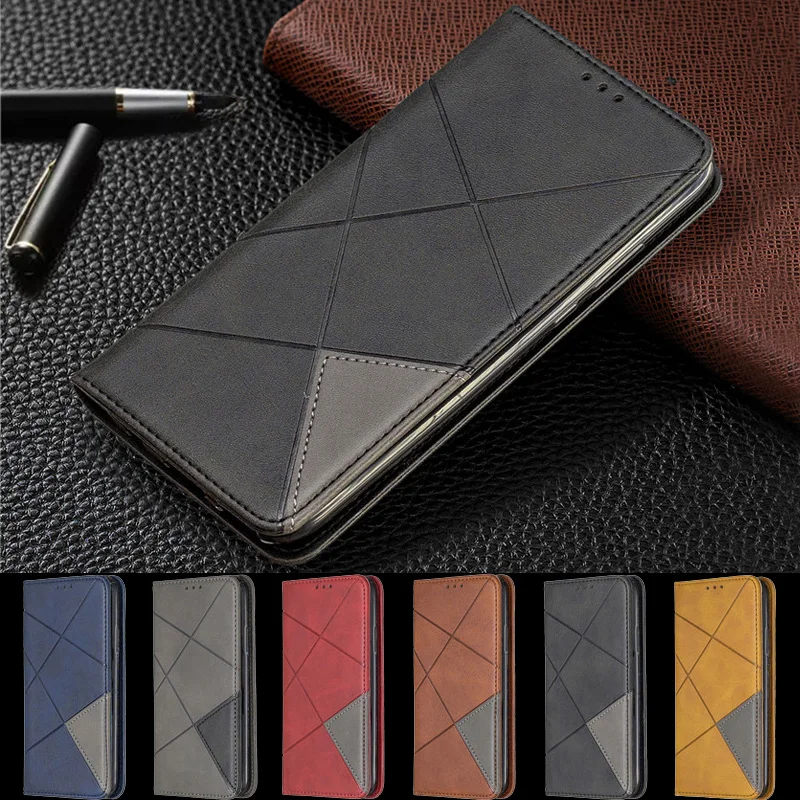 

Magnetic Leather Slim Case for iPhone 12 Mini 11 Pro Max 8 7 6 6S Plus X XR XS Max SE 2020 Case Flip Stand Business Phone Cover