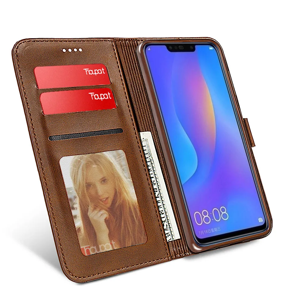 Thouport кожаный чехол ручной работы для huawei Nova 3i 3 5i 4 держатель карт кошелек