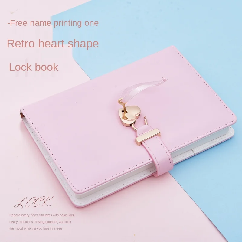 Записная книжка с кодовым замком в форме сердца замок для дневника