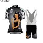SPTGRVO LairschDan сексуальная женская одежда для езды на велосипеде, женский модный велосипедный костюм, лето 2020, Женский комплект одежды для езды на велосипеде