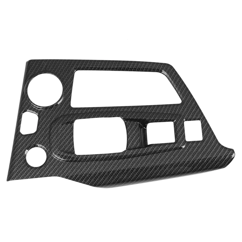 

for Peugeot 5008 3008 GT 2016 2017 2018 Carbon Fiber Gear Shift Panel Cover Car Decoration Trim Interior Accessories Car Styling