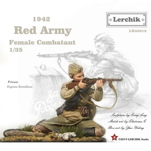 Lerchik KA35004 135 Советская Красная армия, женщина-солдат 1941-1942