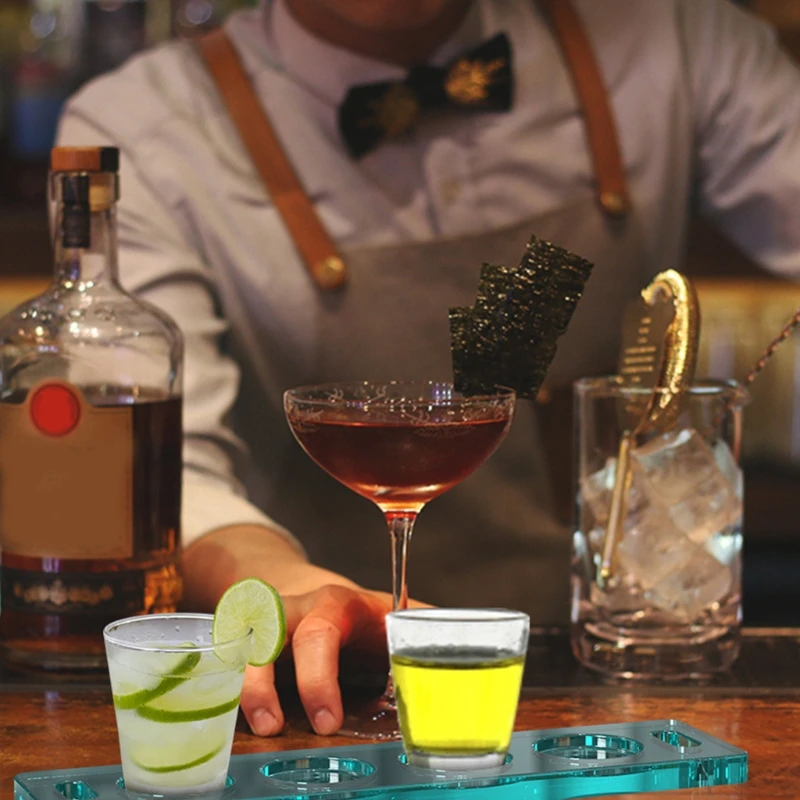 

F3MD Tray Cup Pad Epoxy Resin Mold DIY Craft Wine Glass Holder Coaster Silicone Mould