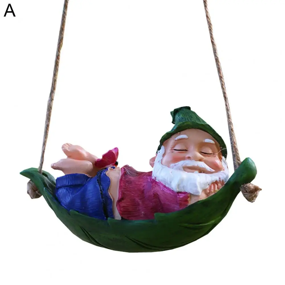 

Home Garden Decor Resin Naughty Garden Gnome Garden Decoration Statue White Old Man Fairy Garden Ornament Elves Desk Decor