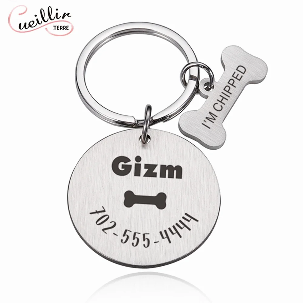 Необычный набор из двух предметов милый персонализированный ошейник для