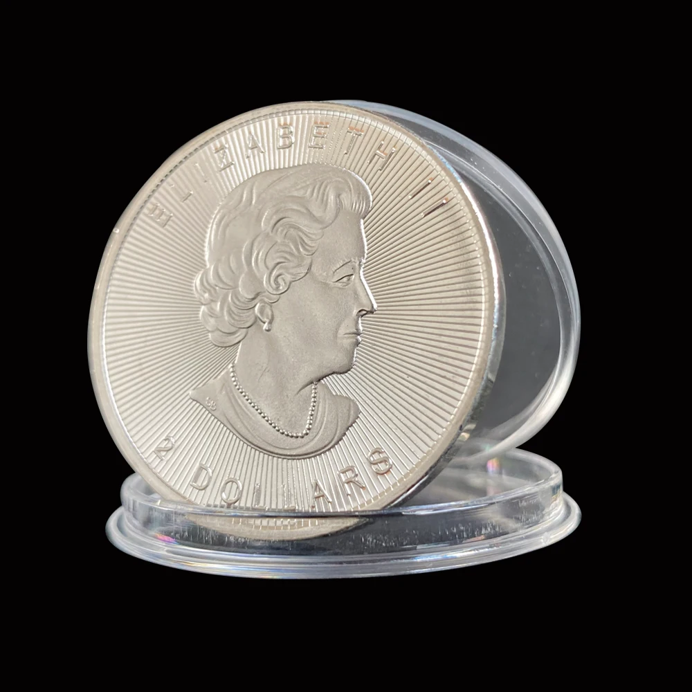 2015 Wildlife Wolf Commemorative Silver Coin 1OZ Elizabeth II Collectibles Gifts | Дом и сад
