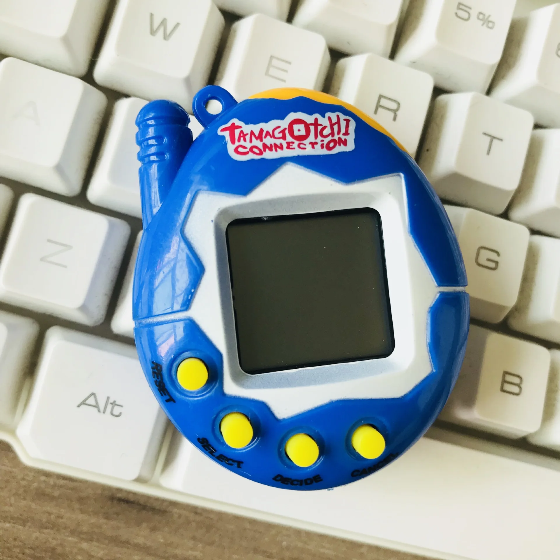 Горячее предложение! Распродажа! Электронные питомцы игрушки 90S ностальгические 49 домашних животных в одном виртуальном кибер домашних животных игрушка смешной тамагочи - Цвет: Solid color blue