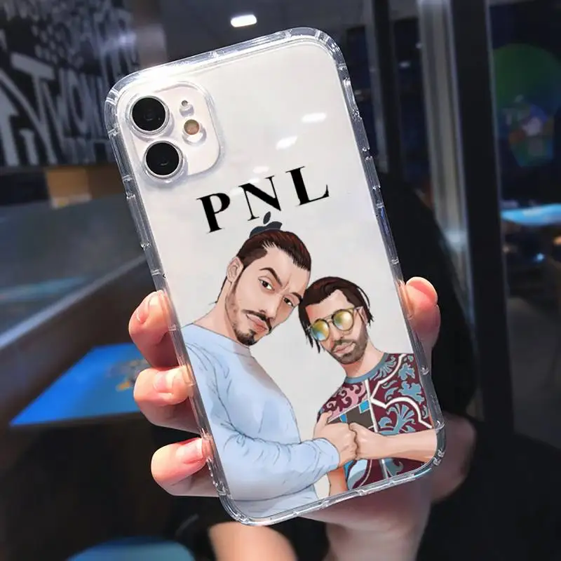 

PNL QLF Rapper Phone Case Transparent for iPhone 11 12 mini pro XS MAX 8 7 6 6S Plus X 5S SE 2020 XR