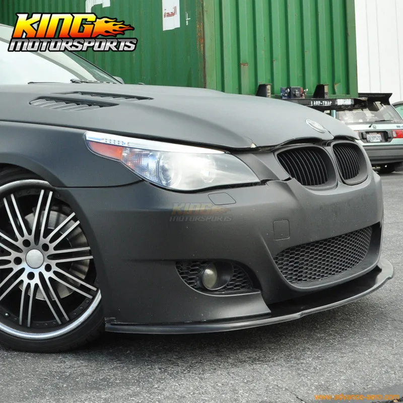 Подходит для 04 10 BMW E60 5 серии M5 под передним бампером спойлер Splitter PU|m5 front bumper|front