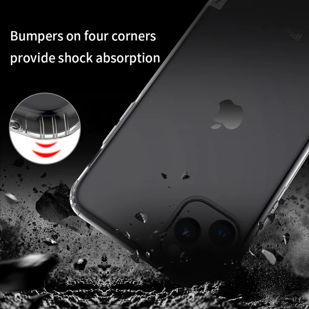 Для iPhone 11 Pro XS Max чехол Nillkin TPU Ультратонкий чехол для телефона для iPhone 11 Pro XS Max XR X 6 6S 7 8 Plus 5S SE силиконовый чехол