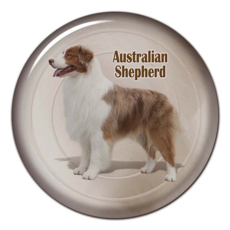 

S30424# 13CM/15CM/17CM PVC Decal Australian Shepherd Dog V4 Car Sticker Waterproof for Bumper Rear Window Laptop Toilet