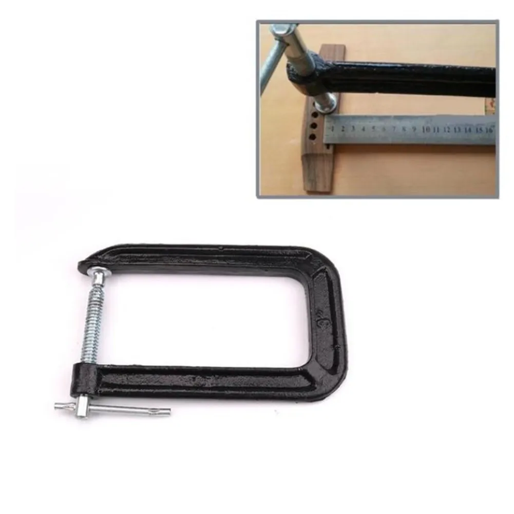 

Classical Acoustic Guitar Bridge Clamp Cast Steel Deep Throat C-Clamp Repair Luthier Tool C-Clamp Guitar Repair Tool Accessories