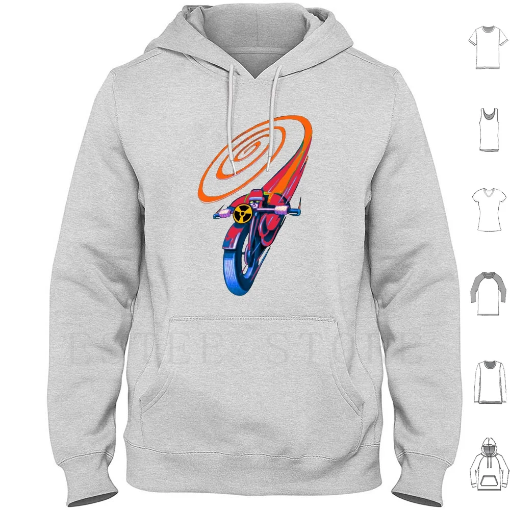 

Мотоциклетная Толстовка с длинным рукавом, в стиле арт-деко