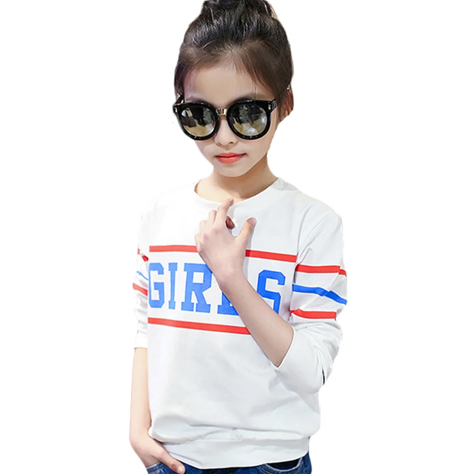 Футболки с длинным рукавом для девочек 6 8 10 12 14 T|girl t-shirt|t-shirt for kidst-shirt girl kids |