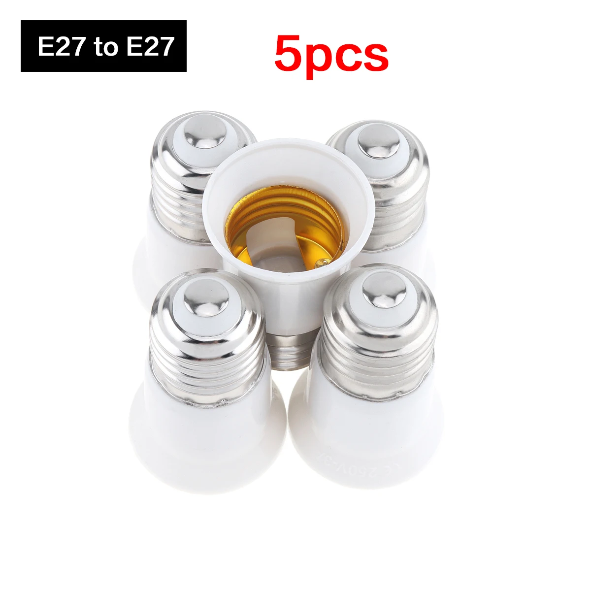5 шт./компл. Светодиодная лампа держатель Базовый адаптер универсального