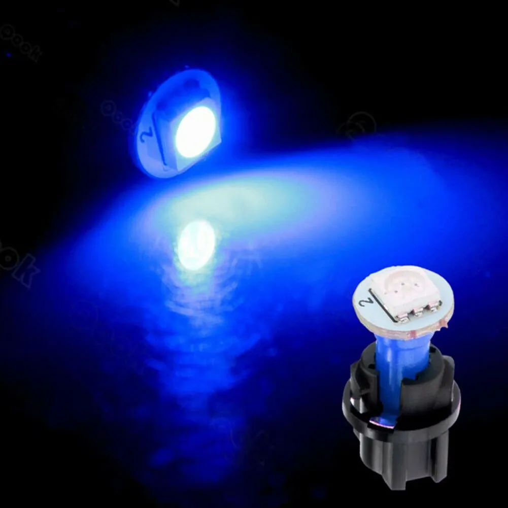 

10 X синяя фотолампа 5050 SMD 12 В + 10 X T5 высококачественные аксессуары для автомобильных фар