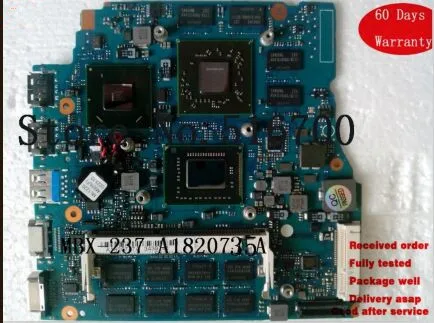 Сменная материнская плата для ноутбука Sony VPCSA VPCSB Материнские платы MBX 237 A1820735A HM67 с