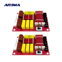 aiyima 2pcs 280w 2 ways speaker filter divider professional audio stage tweeter bass frequency crossover for 6 14 inch speaker