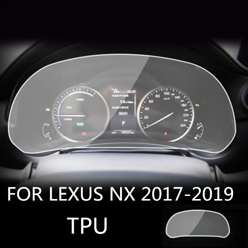 

Для Lexus NX 300h 2017-2020 Автомобильная приборная панель Защитная пленка для экрана из ТПУ автомобильные аксессуары