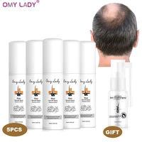 buy 5 get 1 more free omy lady anti hair loss hair growth spray essential oil liquid for men women dry hair regeneration repair