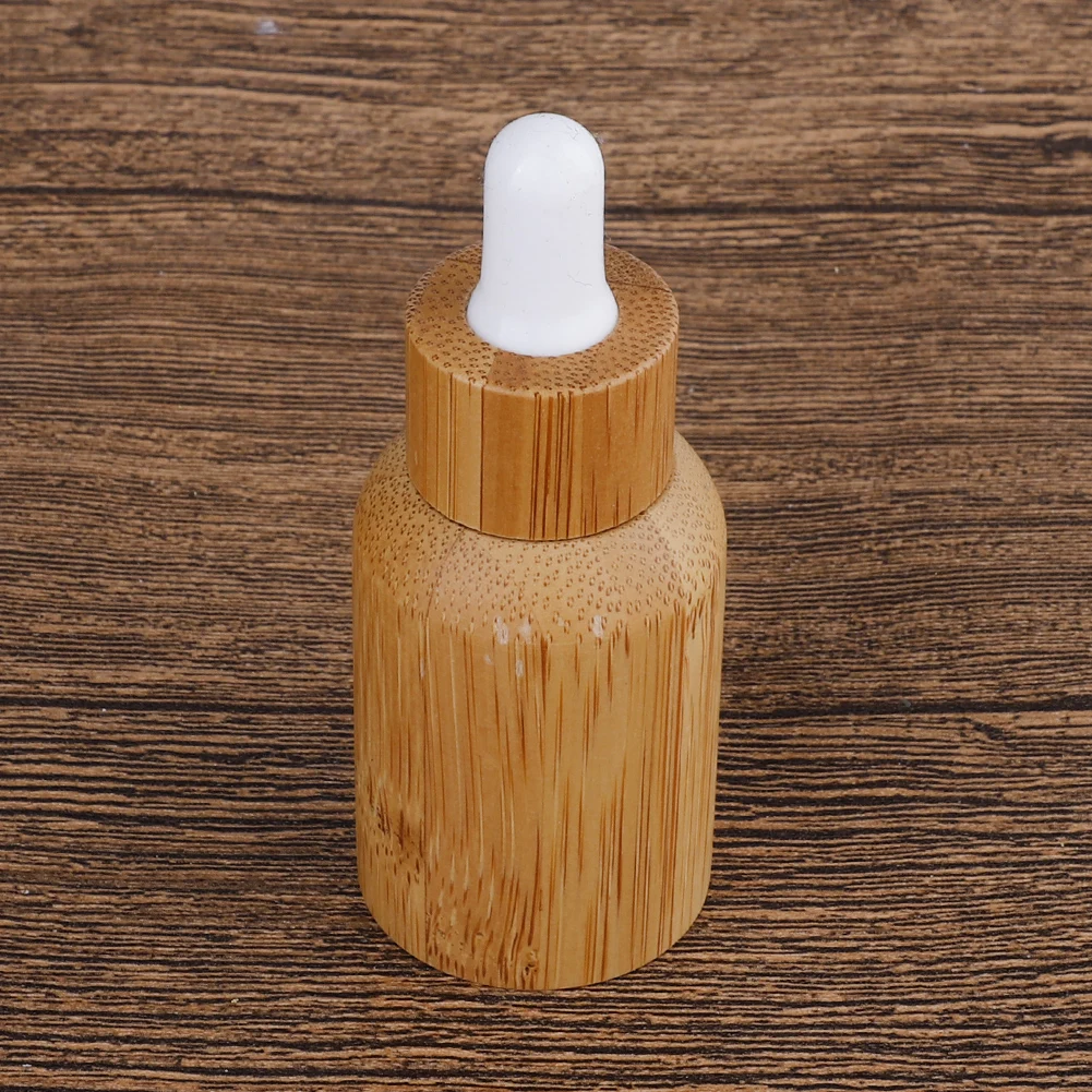 Пустые многоразовые бамбуковые Бутылочки для эфирных масел с пипетками