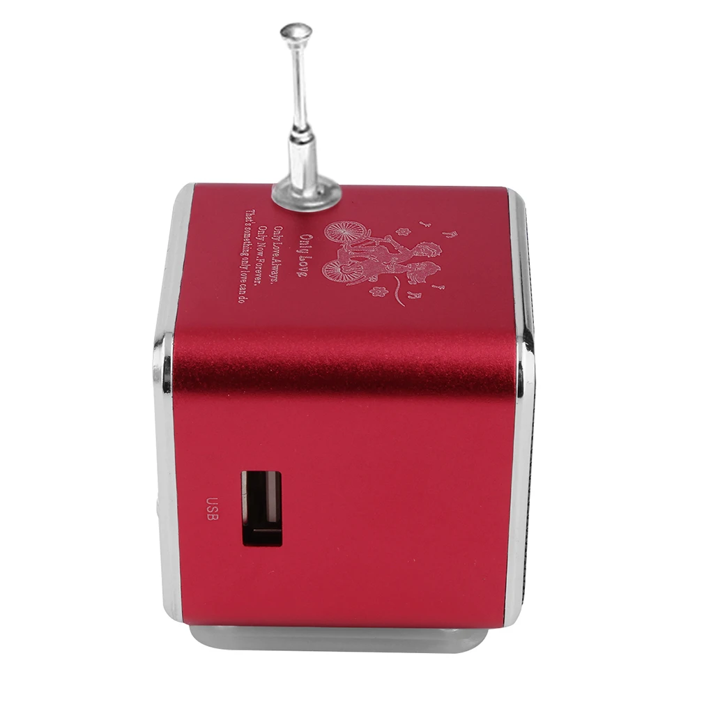 

Portable Car Styling Aluminum Alloy Micro USB Mini Stereo Super Bass Speaker Ubwoofer Musica MP3/4 FM Radio Receiver HOT Sale