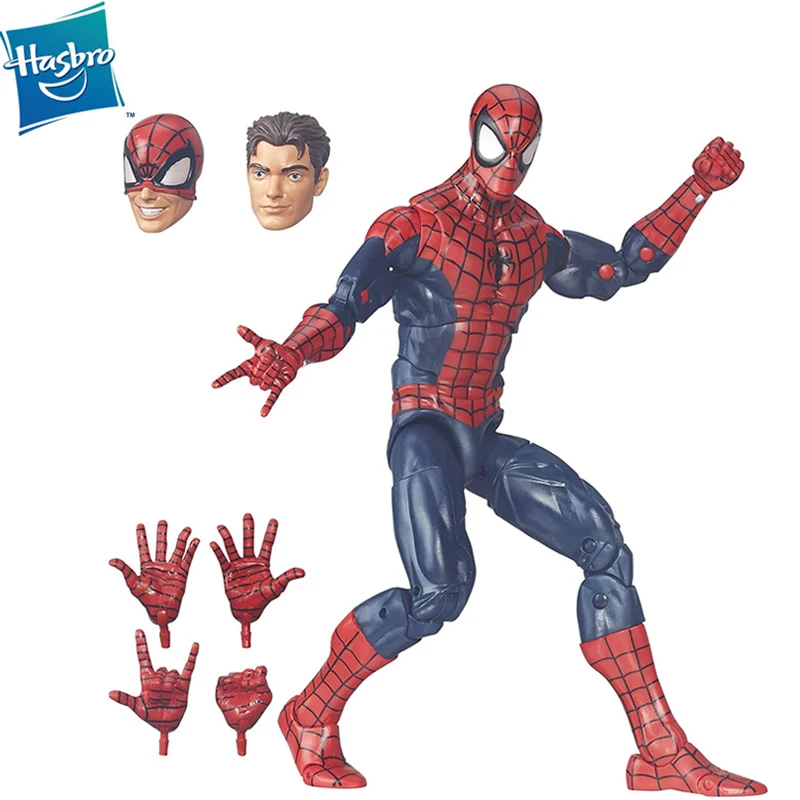 

Original Hasbro Marvel Legends Series Spider-Man Iron Man Collection Anime Action Figures Model Birthday Gift Ages 4+ Kids Toys