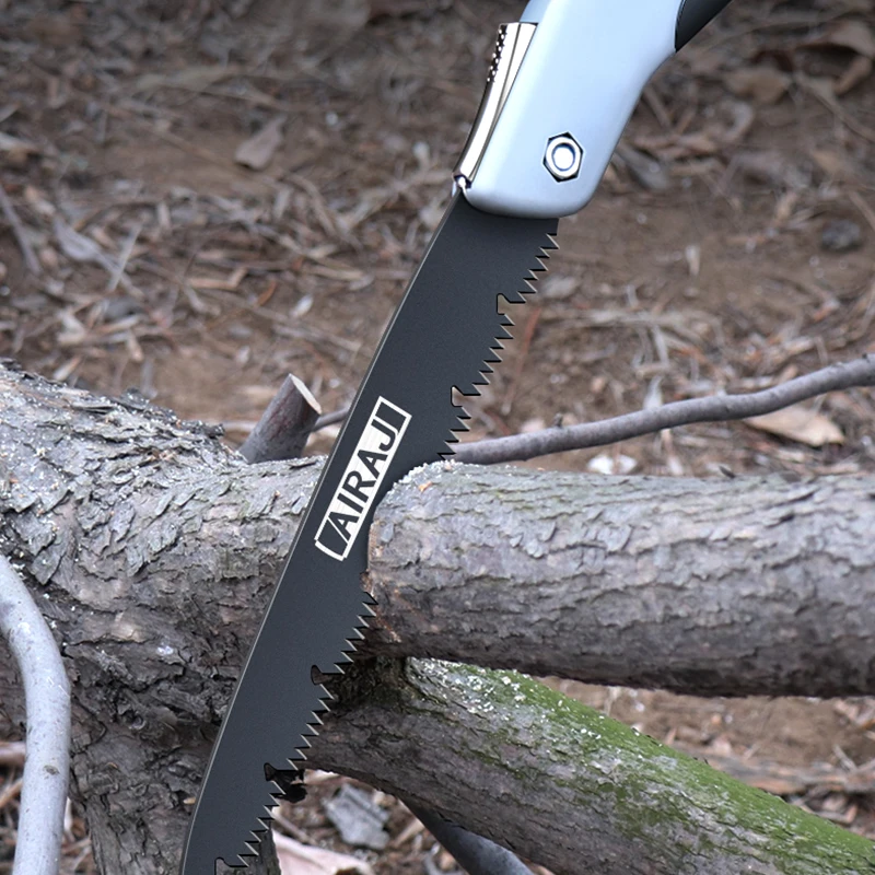 

AIRAJ Multifunctional Folding Saw Blade Hand Saw Woodworking Cutting Tools SK5 Steel Handle Collapsible Sharp Garden Saw