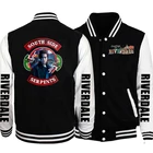 Осенняя мужская куртка-бомбер Riverdale, повседневная мужская верхняя одежда, куртка Riverdale, мужские бейсбольные куртки, одежда, куртка для колледжа